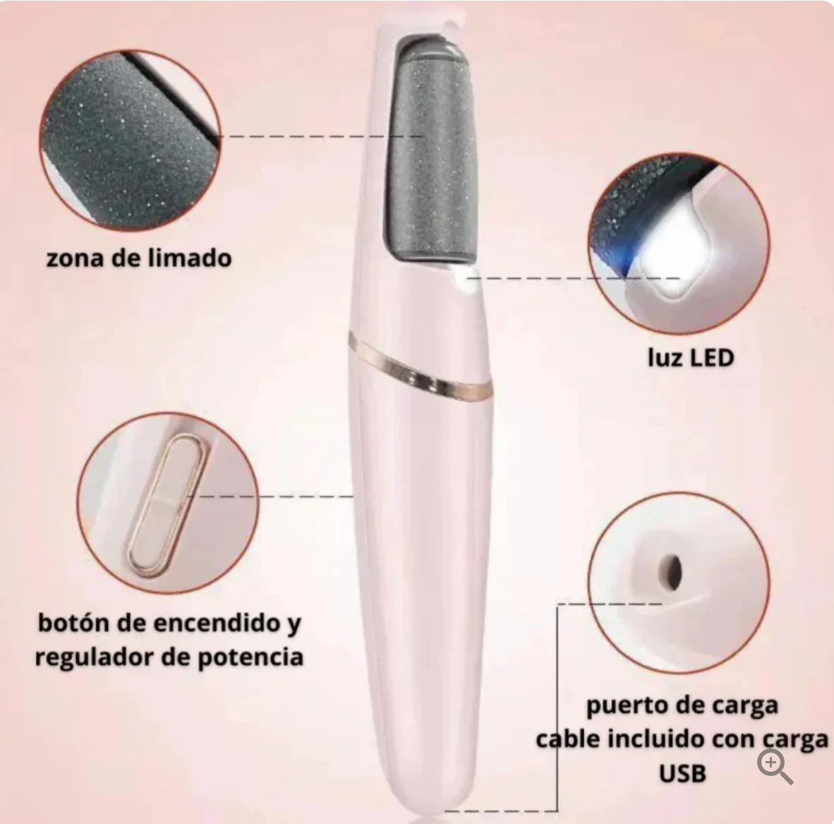 LIMA ELÉCTRICA DE PIES